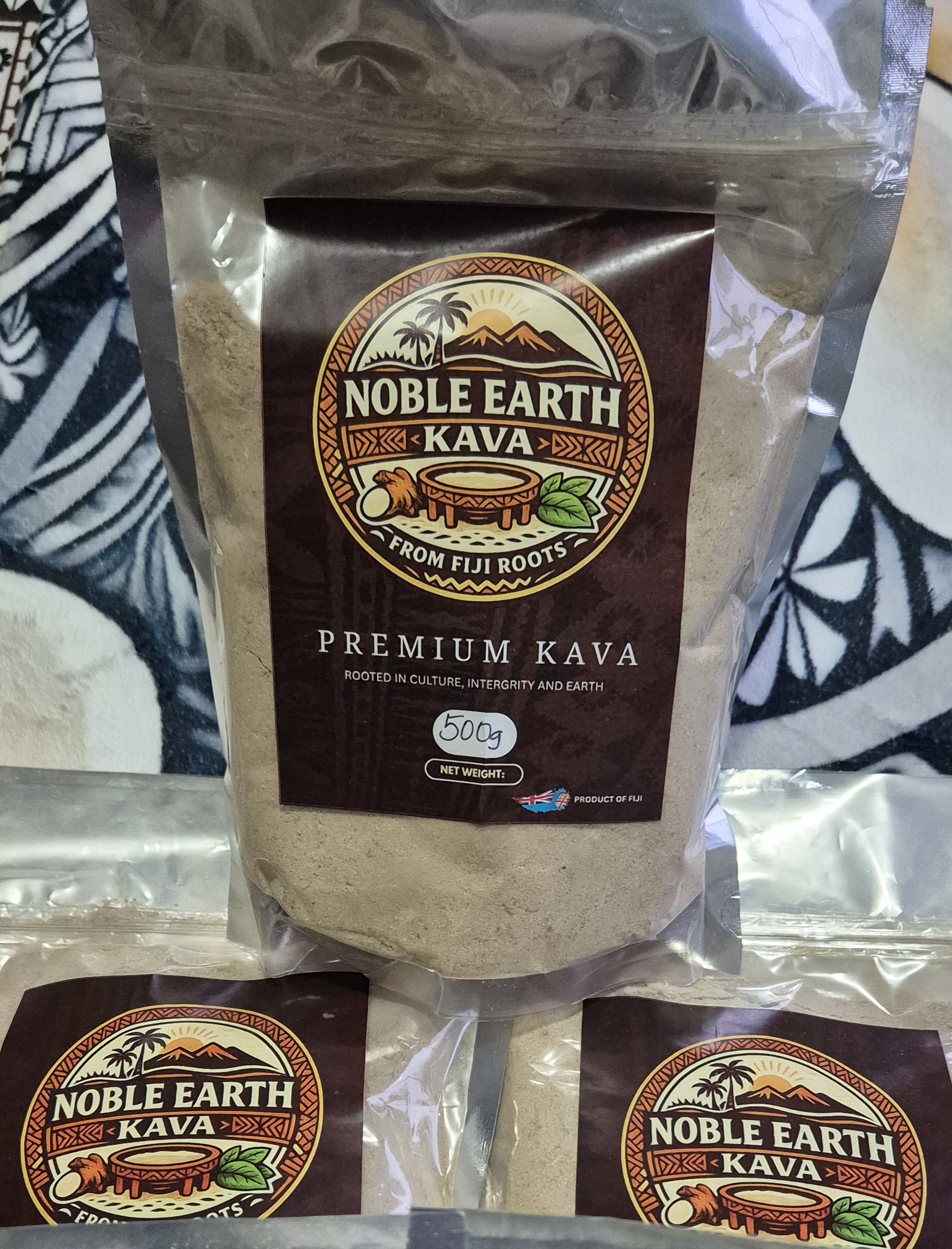 Noble Earth Kava 500g Premium Fijian Kava Powder